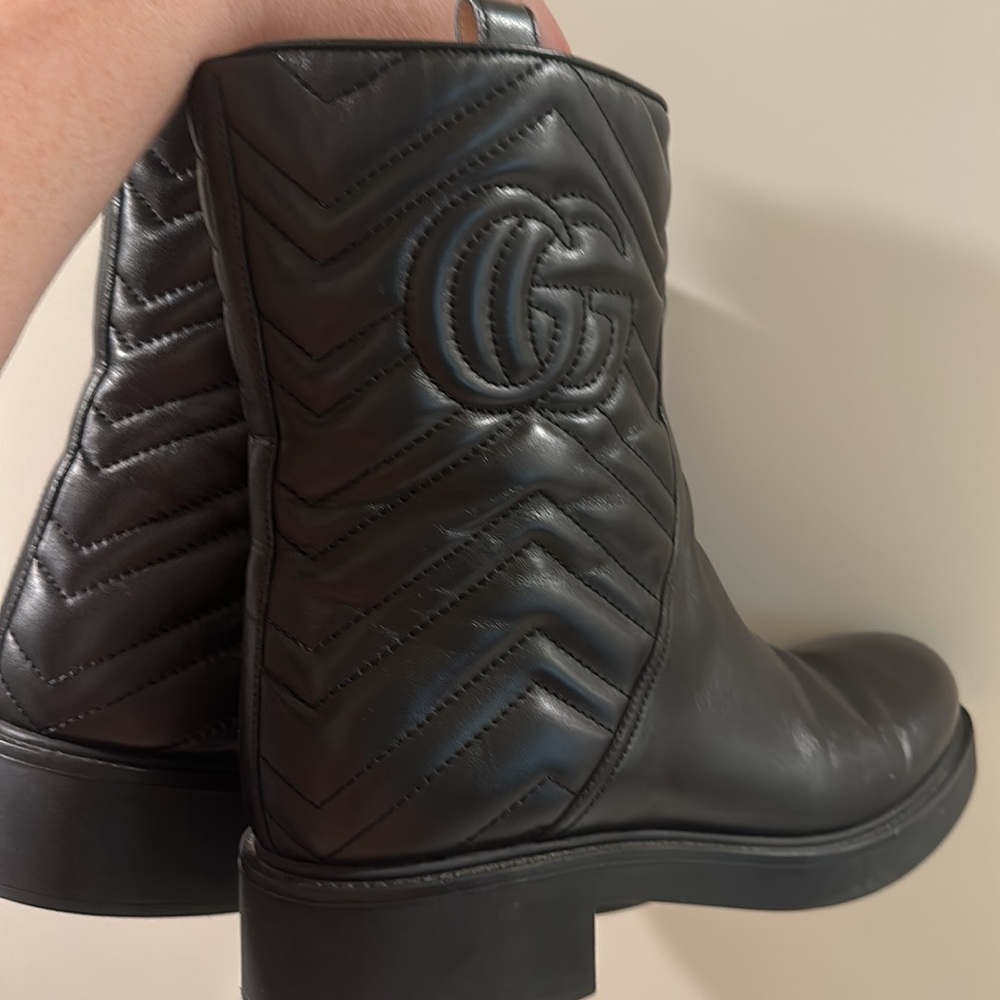 Gucci Marmont Leather boots - Picture 9 of 14